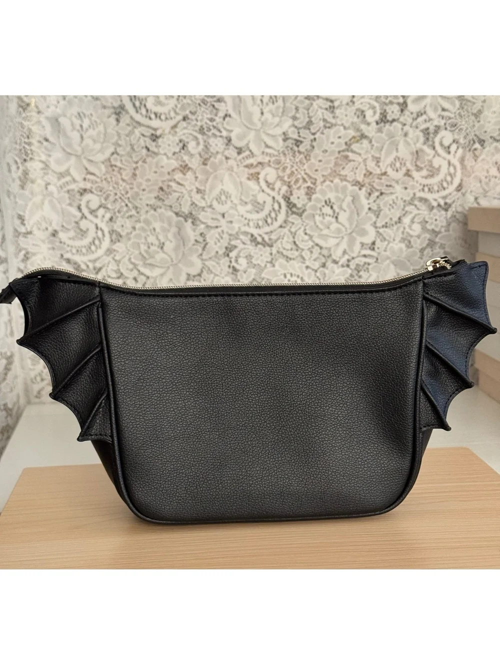 Jeffree Star Cosmetics Black Bat Wing Makeup Bag Cosmetic Case Halloween